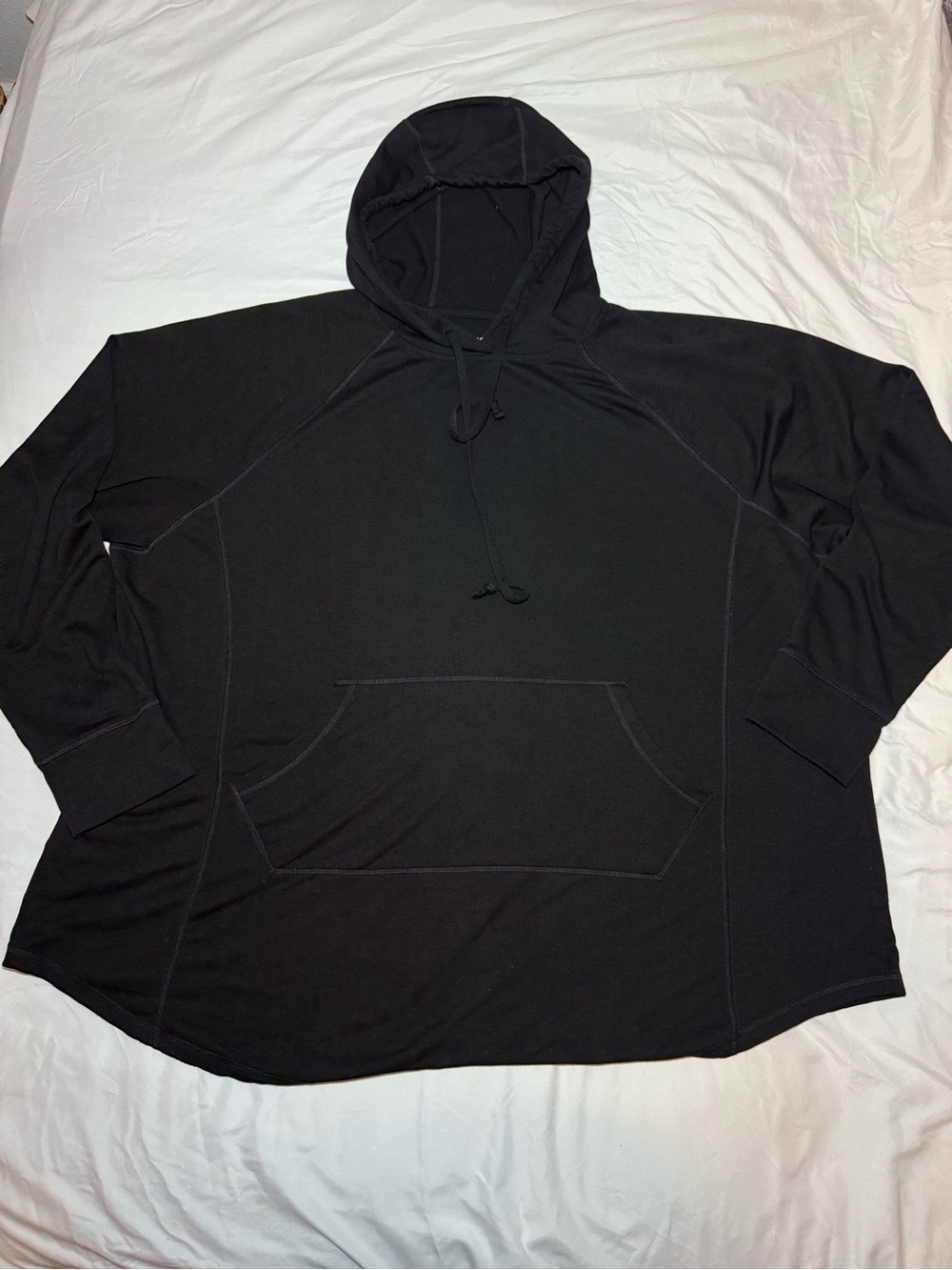 torrid Black Oversized Hoodie with Kangaroo Pocket
